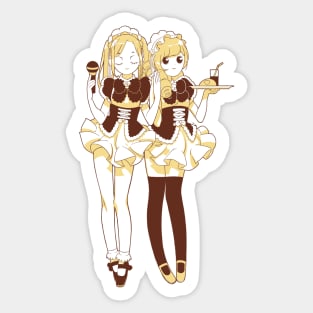 Loving maids Sticker